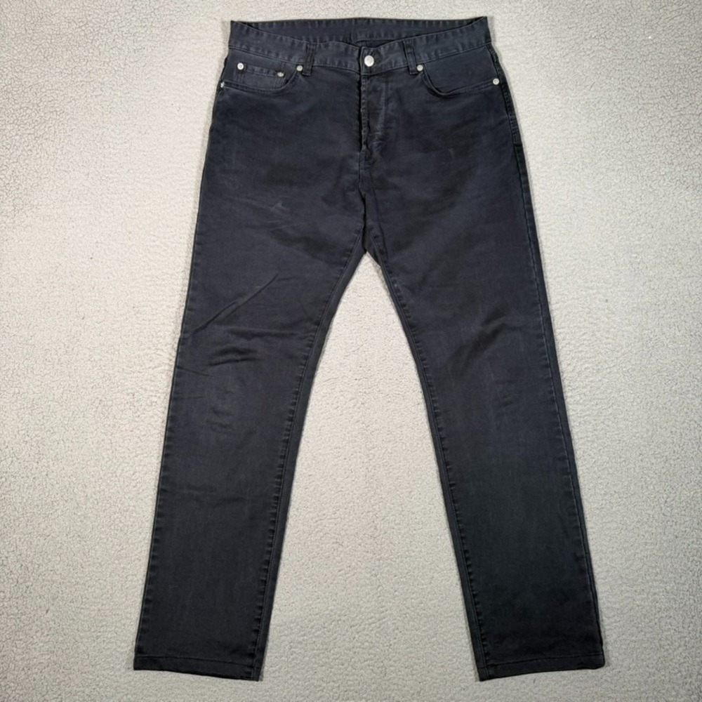 Buck Mason Pants Mens 33x30 Blue Maverick Slim Chino Button Fly Casual Preppy